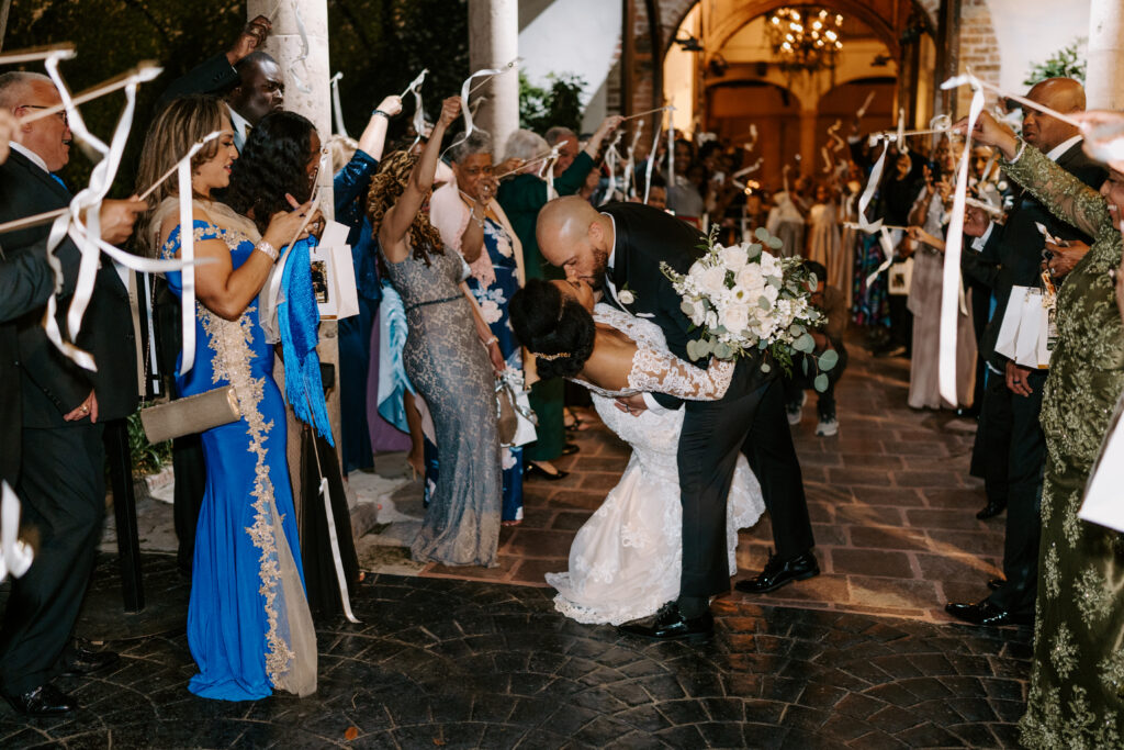 Houston Wedding Photographer Brandi Simone Photography
Bell Tower on 34th Wedding
streamers wedding exit